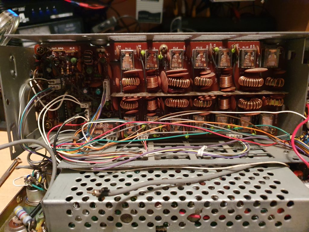 TS-403s Poor RX Problem - Filter Board Cables 8