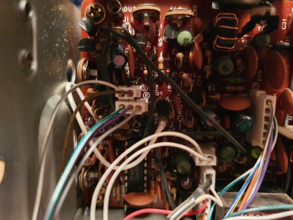 TS-403s Poor RX Problem - Filter Board Cables 5
